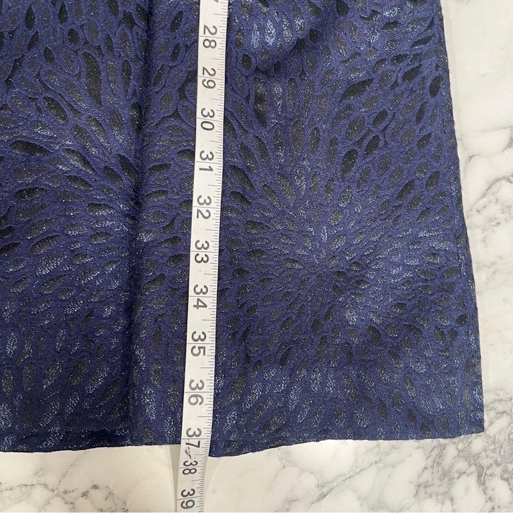 Lilly Pulitzer Franci Dress in True Navy Metallic Jacquard Size 8 - Picture 13 of 16